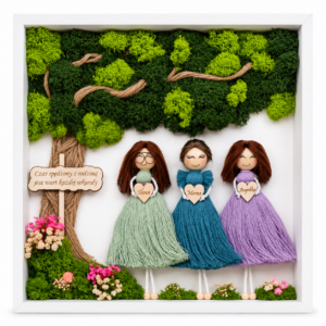 personalised family tree frame handmade keepsake gift